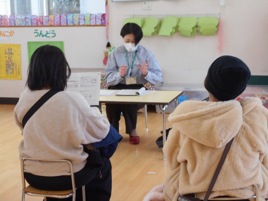 保健師さんによる講話会